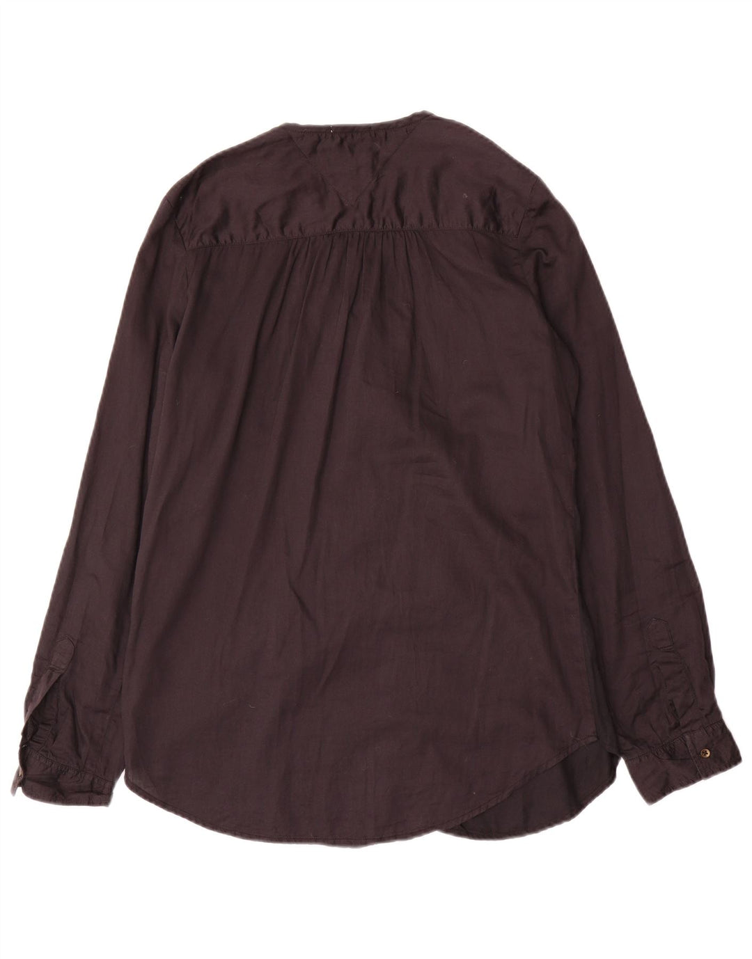 Tommy Hilfiger Womens Oversized Shirt UK 10 Small Black Cotton