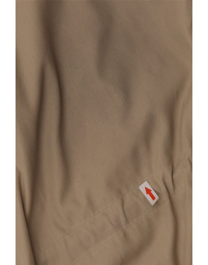 Geox Womens Respira Hooded Oversized Parka Jacket UK 14 Large Beige