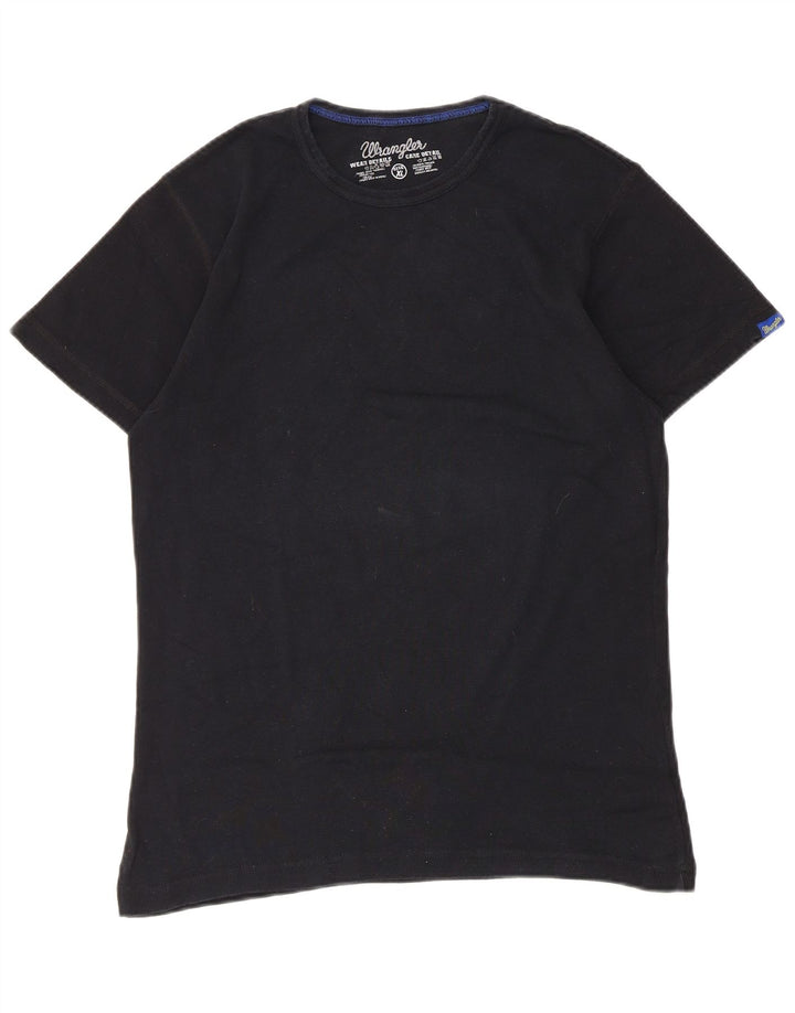 Wrangler Mens T-Shirt Top XL Navy Blue Cotton