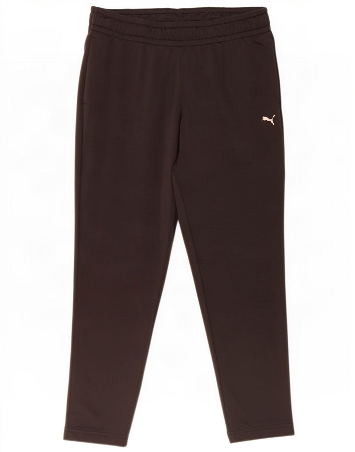 Puma Womens Tracksuit Trousers UK 16 Large Black Polyester