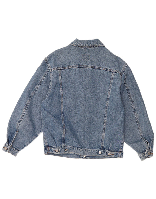 RIFLE Boys Denim Jacket 15-16 Years Blue Cotton