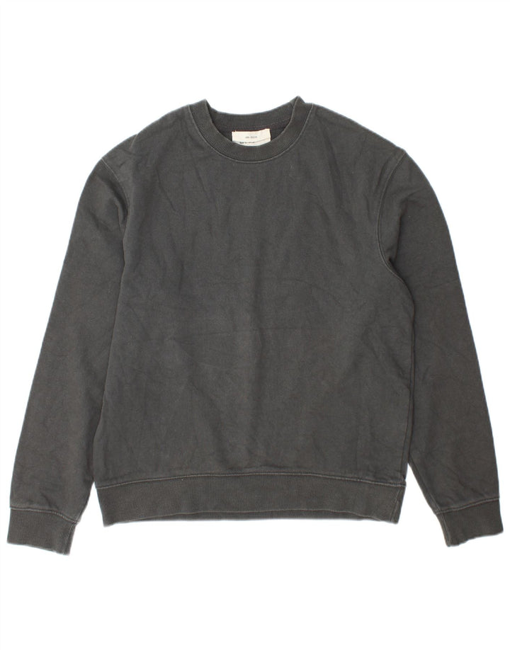 Zara Mens Sweatshirt Jumper XS Grey Cotton