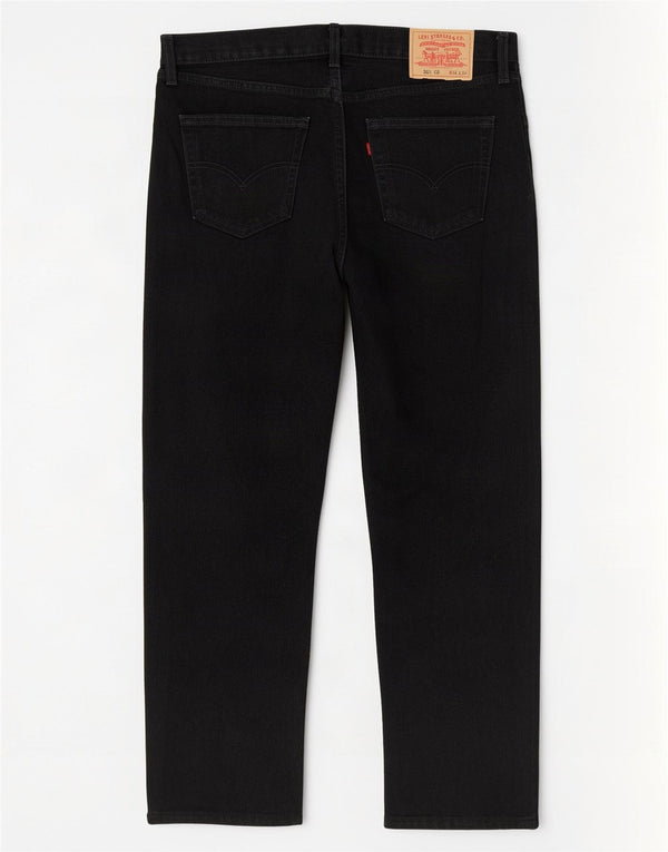 Levi's Mens 521 Tapered Jeans W34 L28 Black