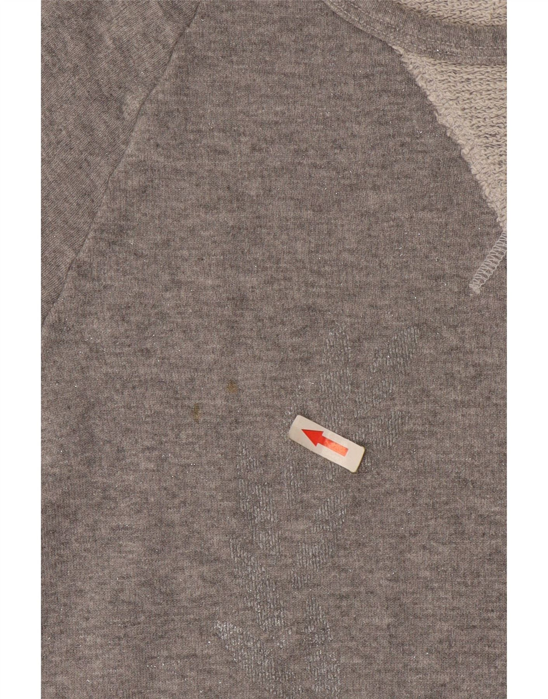 Fred Perry Womens T-Shirt Top UK 10 Small Grey Cotton