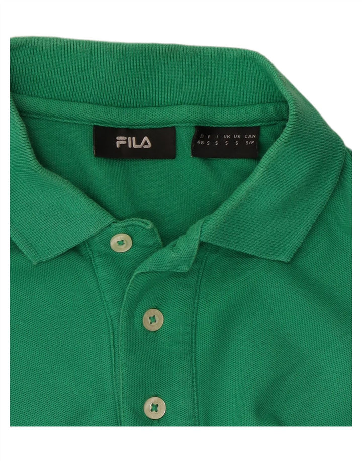 FILA Mens Polo Shirt Small Green