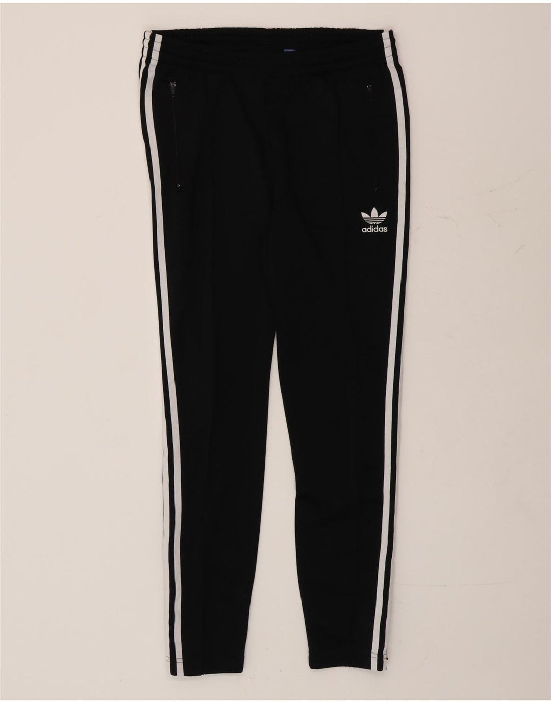 ADIDAS Womens Tracksuit Trousers UK 10 Small Black Polyester