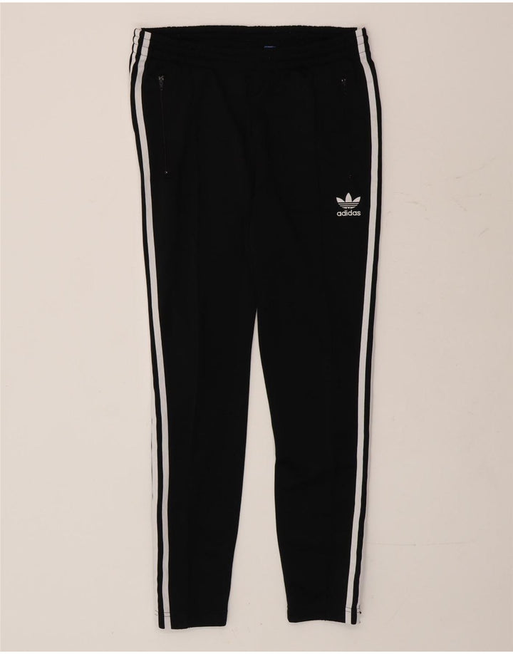 ADIDAS Womens Tracksuit Trousers UK 10 Small Black Polyester