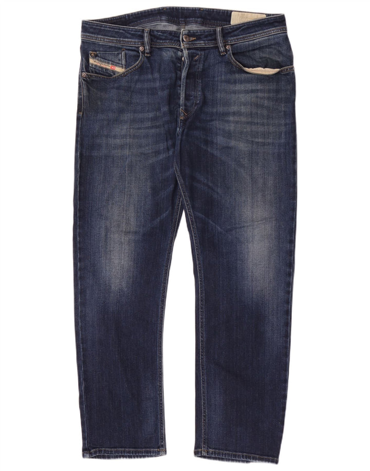 Diesel Mens Slim Jeans W36 L29 Blue Cotton
