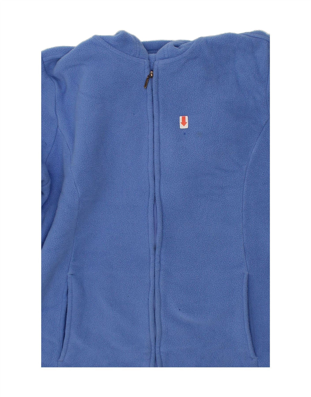 L.L.BEAN Womens Hooded Fleece Jacket UK 16 Large Blue Polyester Vintage L.L.Bean and Second-Hand L.L.Bean from Messina Hembry 