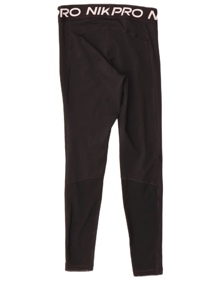 Nike Womens Graphic Leggings UK 12 Medium  Black
