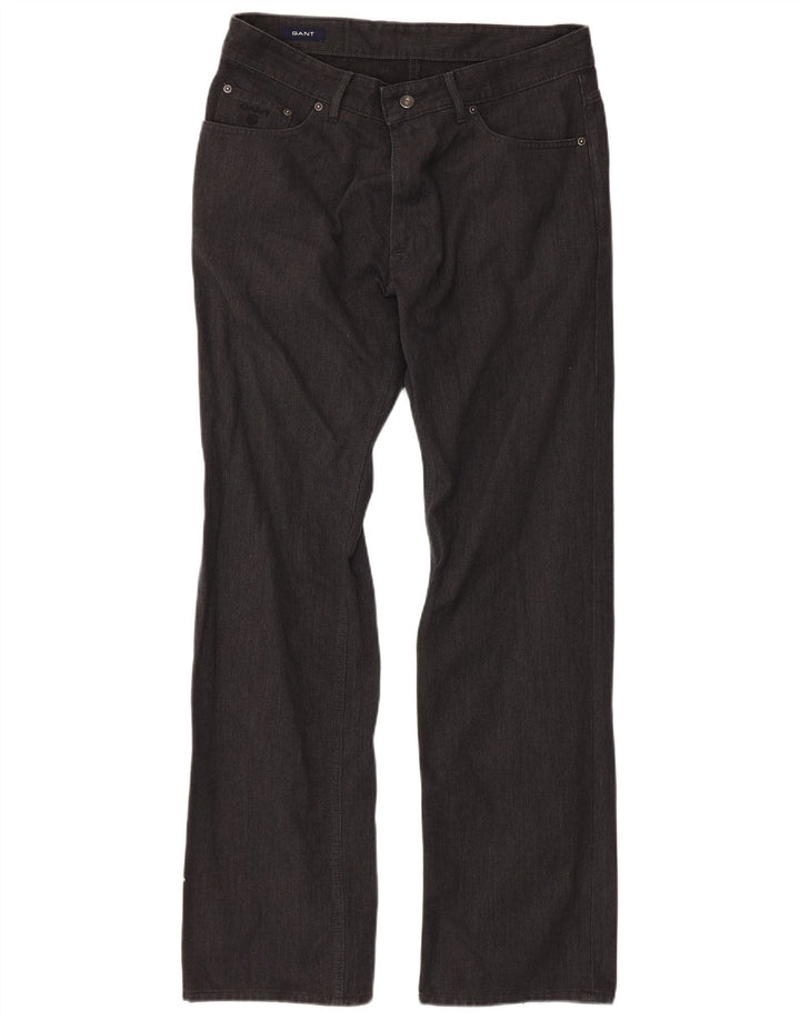 Gap Womens Jason Regular Fit Straight Jeans W34 L32 Grey Cotton