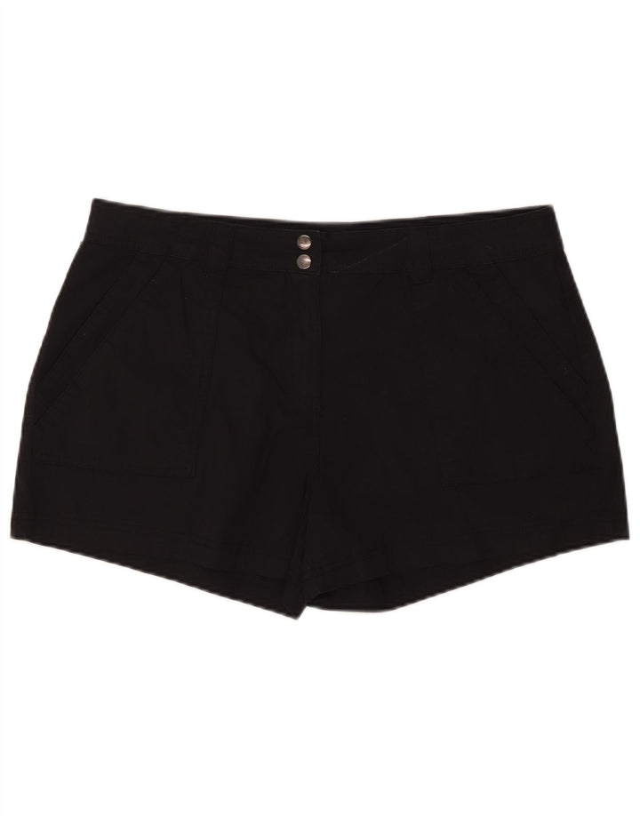 Mountain Warehouse Womens Chino Shorts XL W36  Black Cotton