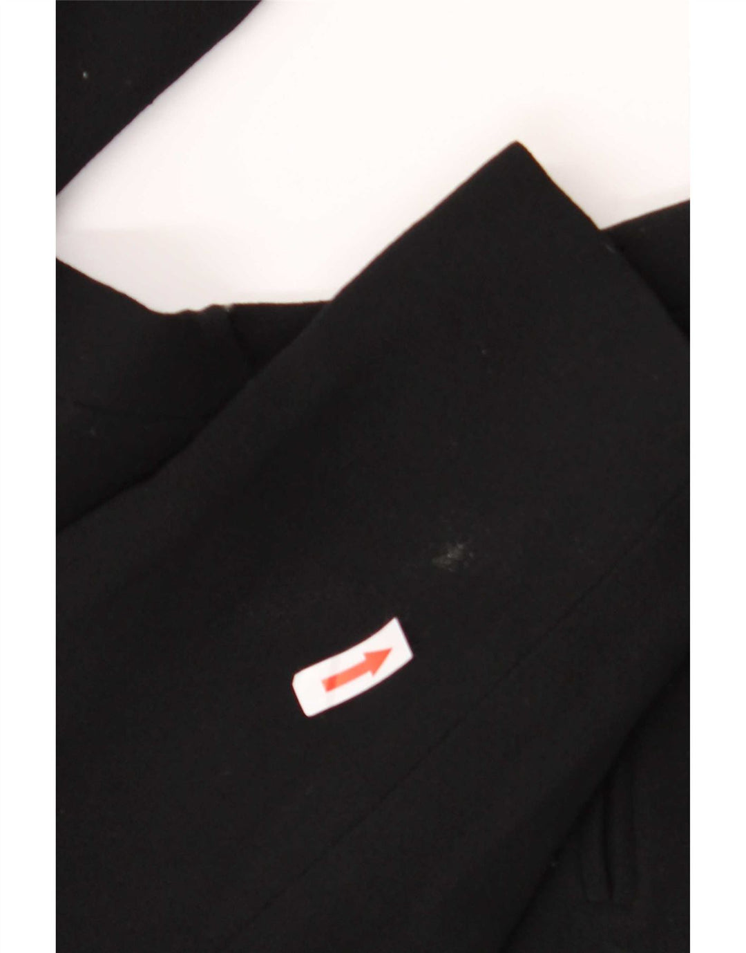 Max Mara Womens 1 Button Blazer Jacket UK 16 Large Black Virgin Wool