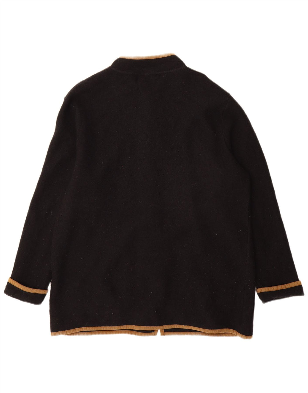 Orvis Womens Overcoat UK 16 Large Black Wool