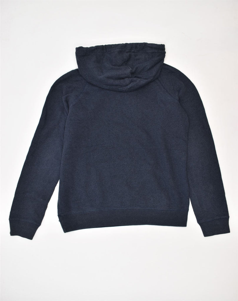 JACK WILLS Womens Hoodie Jumper UK 8 Small Navy Blue Cotton | Vintage | Thrift | Second-Hand | Used Clothing | Messina Hembry 