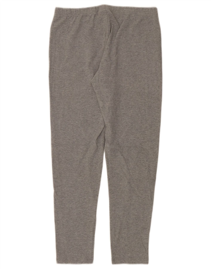 Champion Womens Leggings UK 14 Medium  Grey Flecked