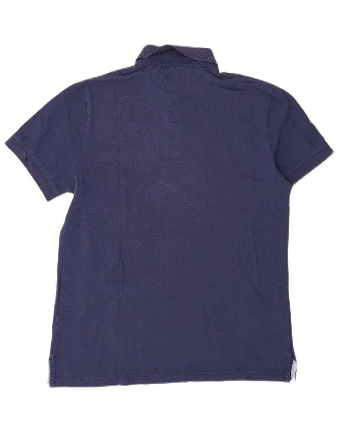 Tommy Hilfiger Mens Custom Fit Polo Shirt Medium Navy Blue Cotton