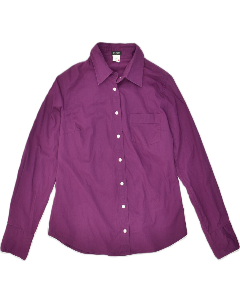 J. CREW Womens Shirt UK 10 Small Purple Cotton | Vintage J. Crew | Thrift | Second-Hand J. Crew | Used Clothing | Messina Hembry 