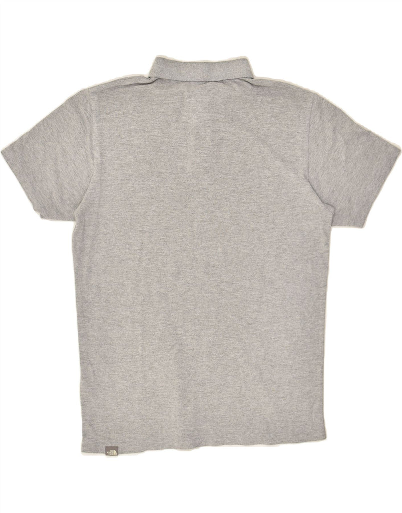 THE NORTH FACE Mens Polo Shirt Small Grey Cotton Vintage The North Face and Second-Hand The North Face from Messina Hembry 