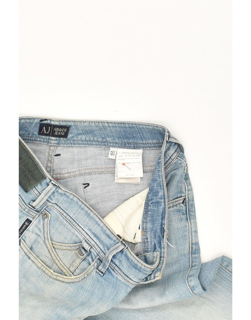 ARMANI Womens Straight Jeans W29 L29  Blue Cotton Vintage Armani and Second-Hand Armani from Messina Hembry 