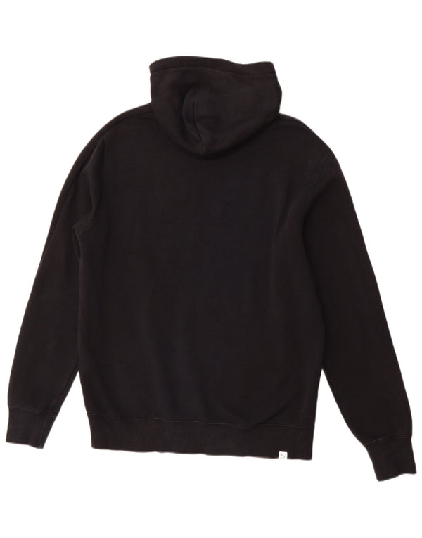 PUMA Mens Graphic Hoodie Jumper Medium Black Cotton Sports