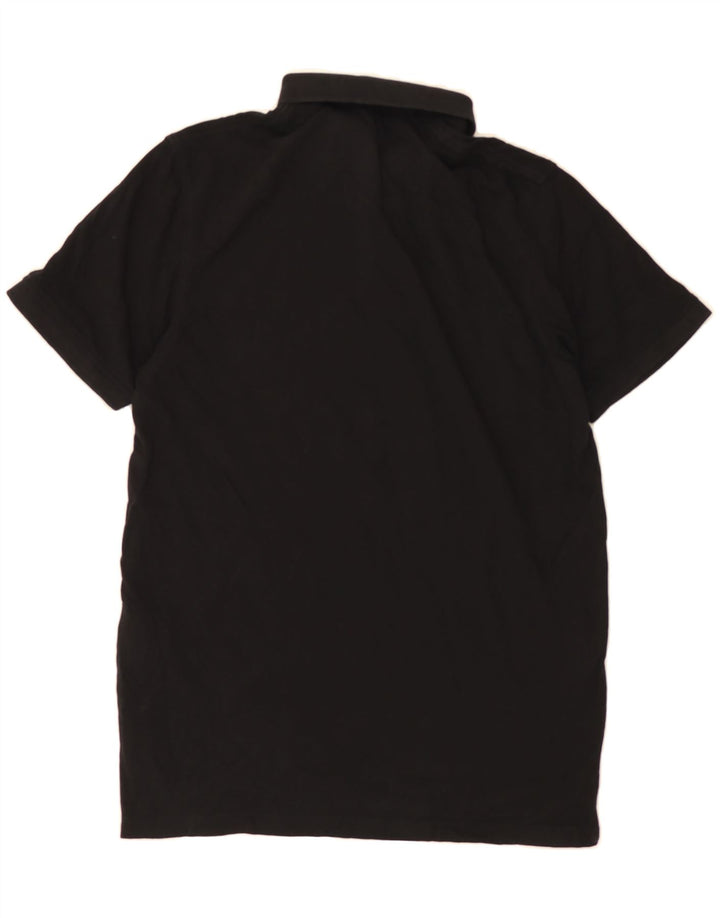 JACK & JONES Mens Polo Shirt Large Black Cotton Vintage Jack & Jones and Second-Hand Jack & Jones from Messina Hembry 