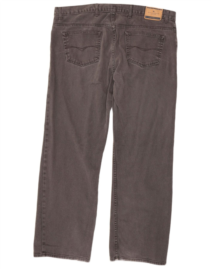 Marks & Spencer Mens Blue Harbour Straight Jeans W42 L31 Grey Cotton