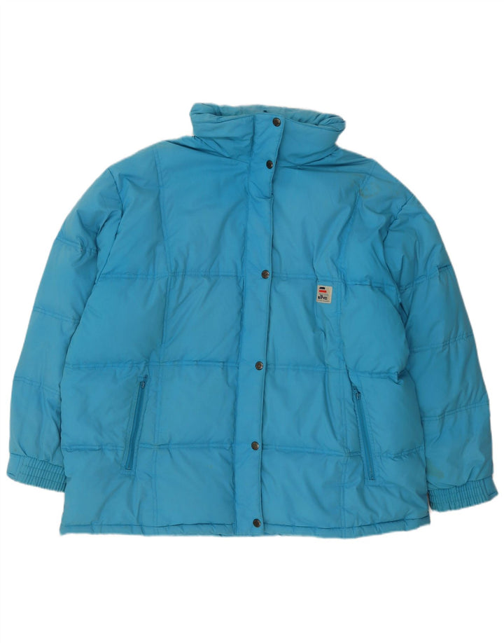 Elho Womens Hooded Oversized Padded Jacket UK 18 XL Blue