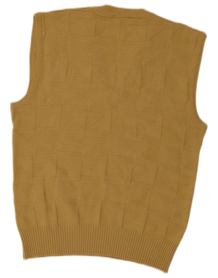 Breidhof Mens Vest Tank Top Medium Yellow
