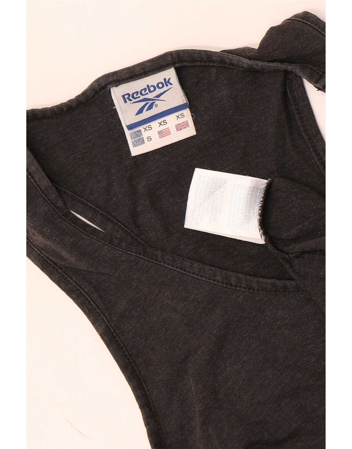 Reebok Mens Vest Top XS Grey Cotton