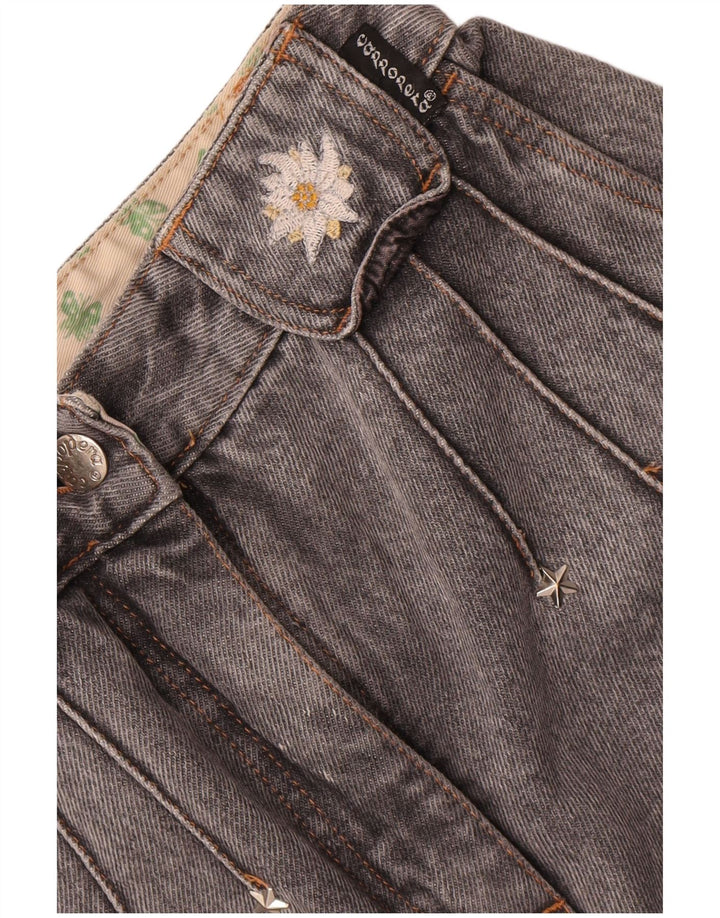 Cappopera Womens Tapered Jeans W24 L27 Grey Cotton