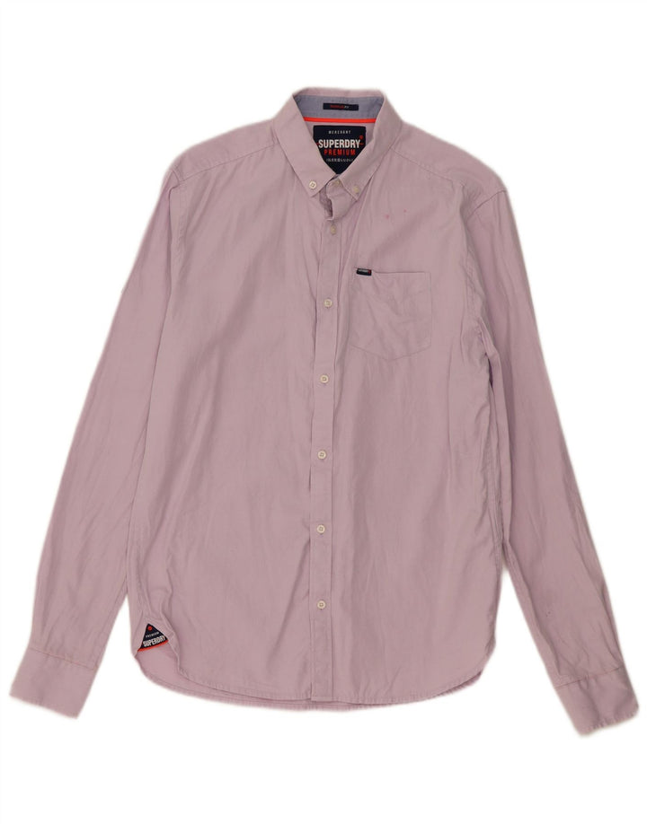Superdry Mens Regular Fit Shirt Small Pink