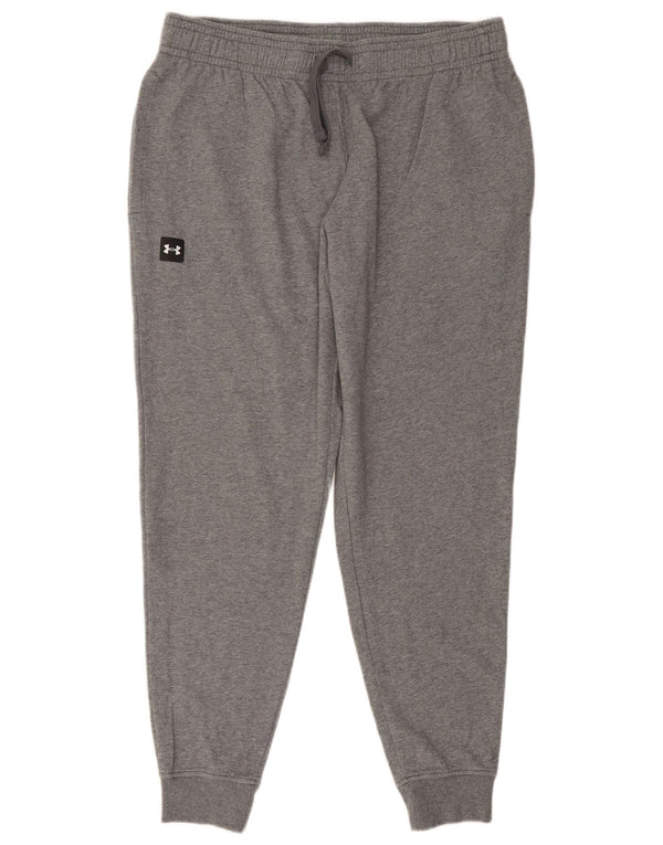 Under Armour Mens Tracksuit Trousers Joggers XL Grey Flecked Cotton
