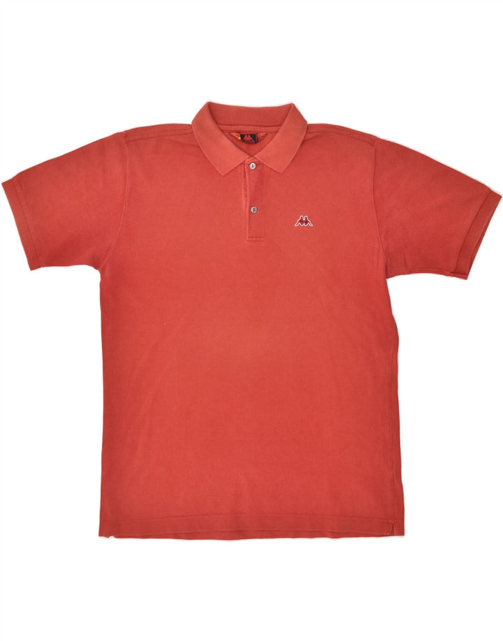 KAPPA Mens Polo Shirt Medium Red Cotton | Vintage Kappa | Thrift | Second-Hand Kappa | Used Clothing | Messina Hembry 