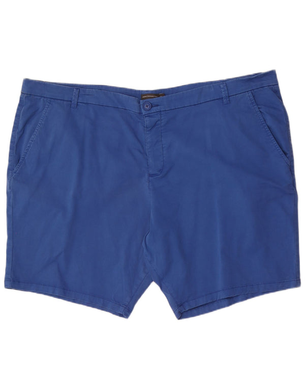 French Connection Mens Chino Shorts W48 4XL Blue Cotton