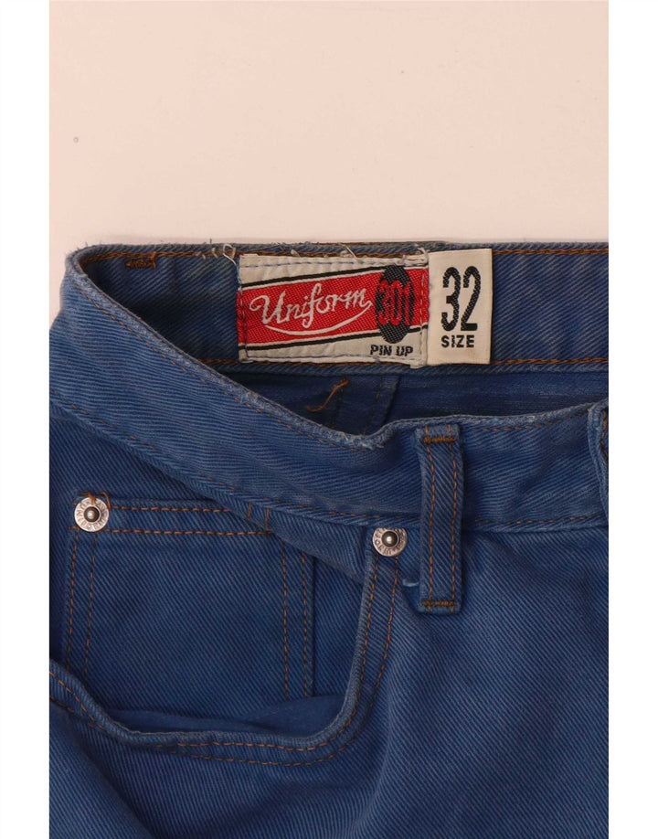 Uniform Womens Tapered Jeans W32 L28 Blue Cotton