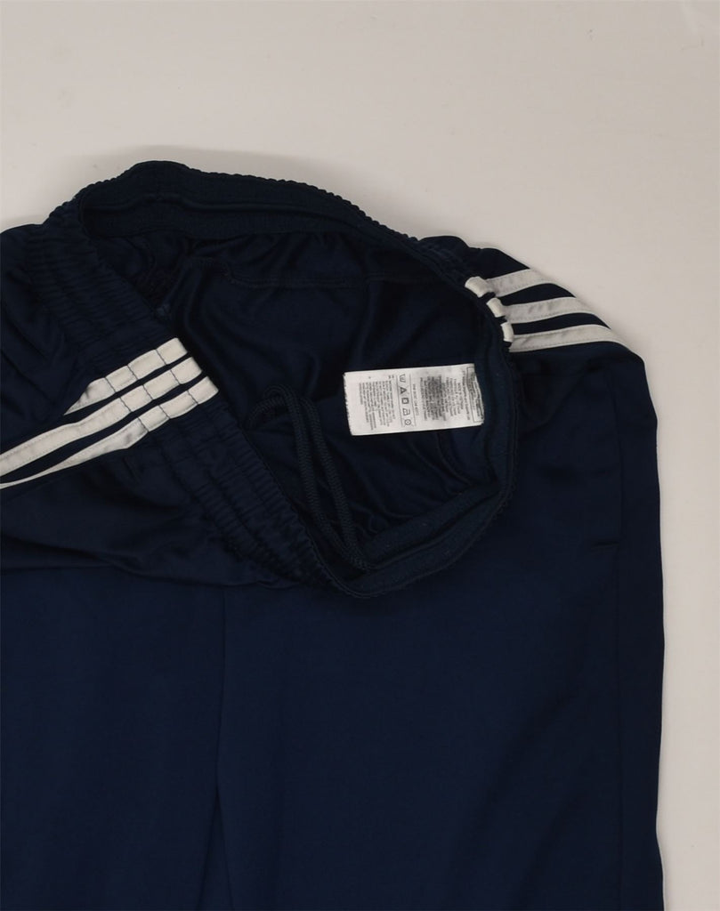 ADIDAS Mens Tracksuit Trousers Medium Navy Blue Polyester | Vintage Adidas | Thrift | Second-Hand Adidas | Used Clothing | Messina Hembry 