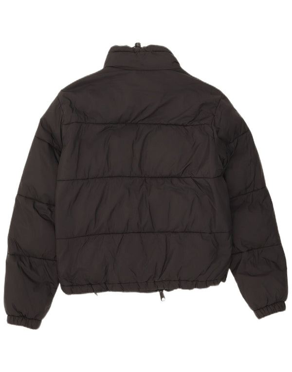 Dickies Womens Padded Jacket UK 14 Medium Black Polyamide