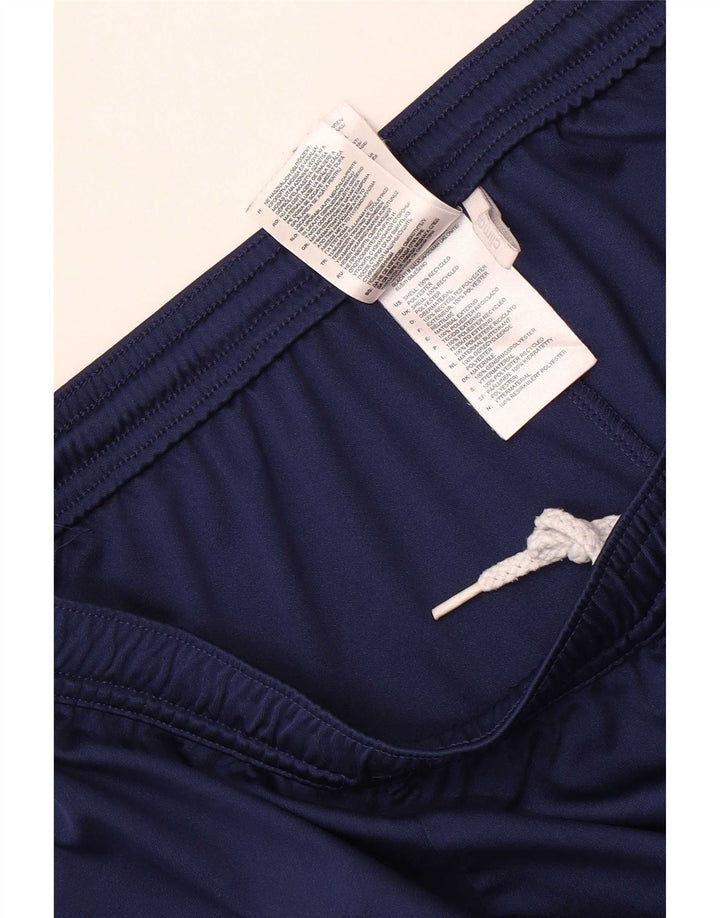 Adidas Mens Climalite Sport Shorts Large Navy Blue Colourblock Polyester