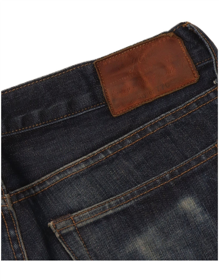 J. CREW Mens 770 Straight Jeans W34 L30 Navy Blue