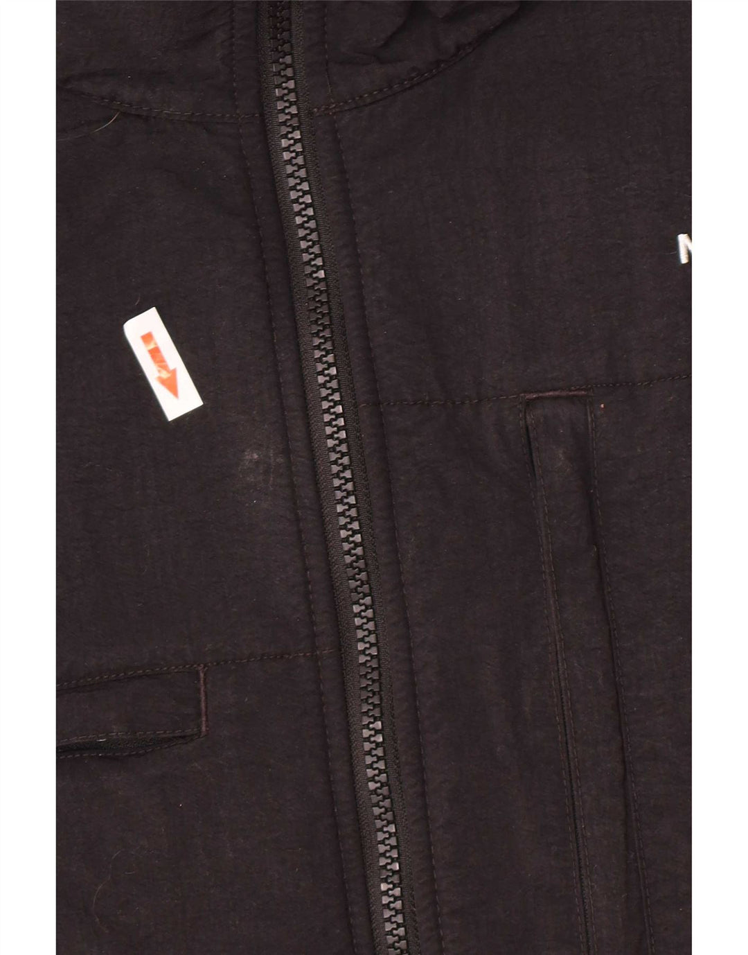 The North Face Womens Fleece Jacket UK 14 Large Orange Colourblock
