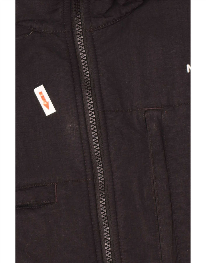 The North Face Womens Fleece Jacket UK 14 Large Orange Colourblock