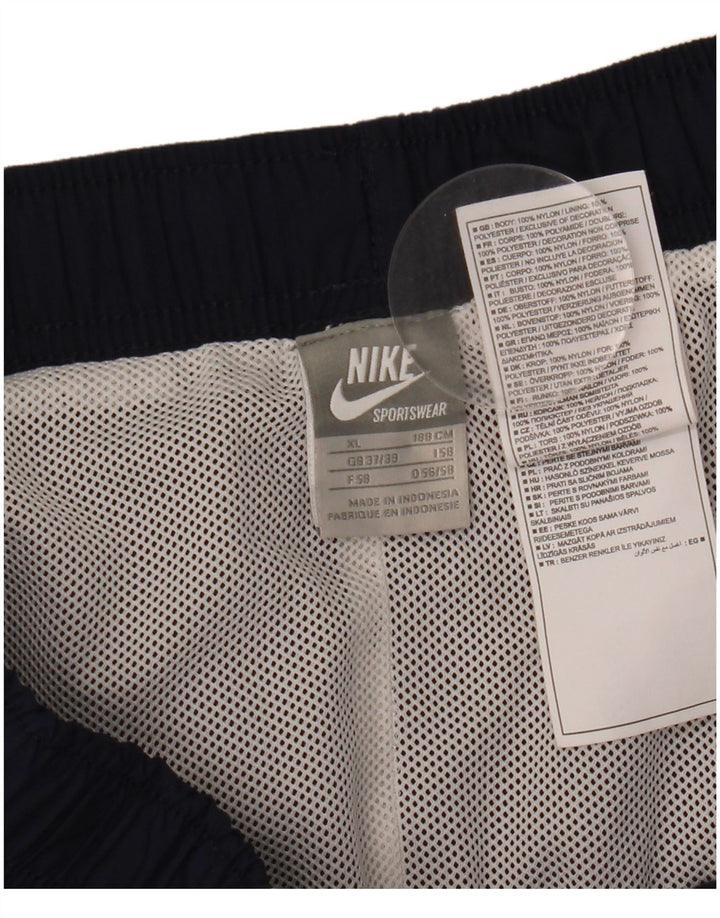 Nike Mens Capri Tracksuit Trousers XL Navy Blue Nylon