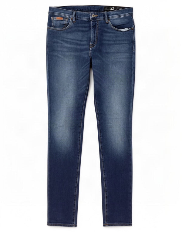 Armani Exchange Mens Super Skinny Jeans W33 L32 Blue Cotton