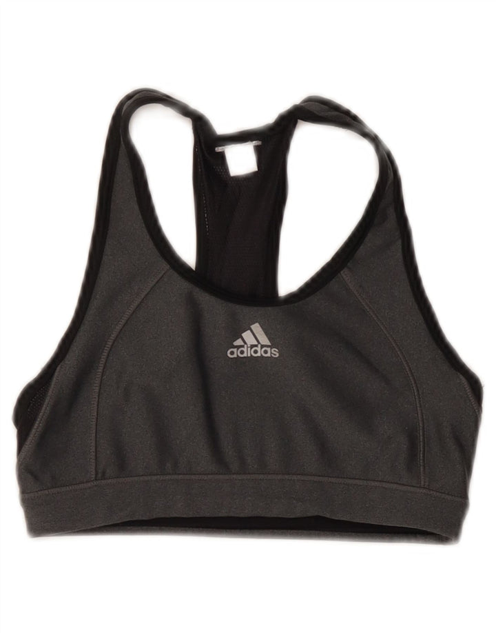 Adidas Womens Sport Bra Graphic Vest Top Small Grey