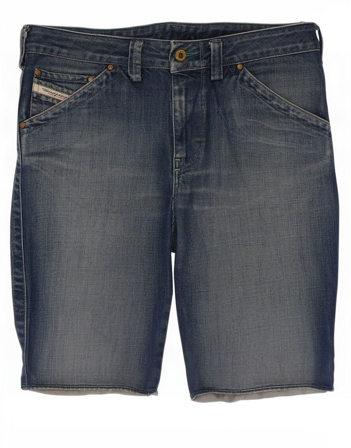 Diesel Womens Denim Shorts W32 Large Blue