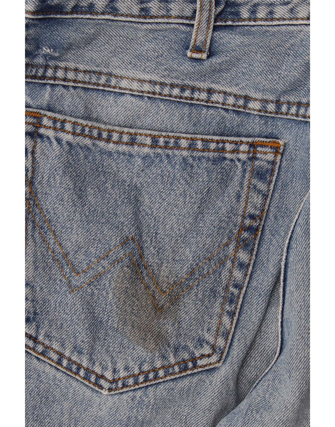Wrangler Mens Texas Straight Jeans W33 L32 Blue Cotton