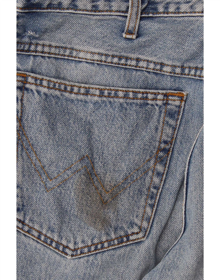 Wrangler Mens Texas Straight Jeans W33 L32 Blue Cotton