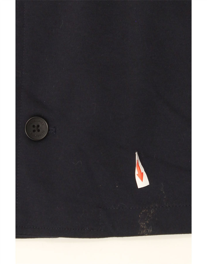 Jack & Jones Mens Bomber Jacket UK 40 Large Navy Blue Polyester