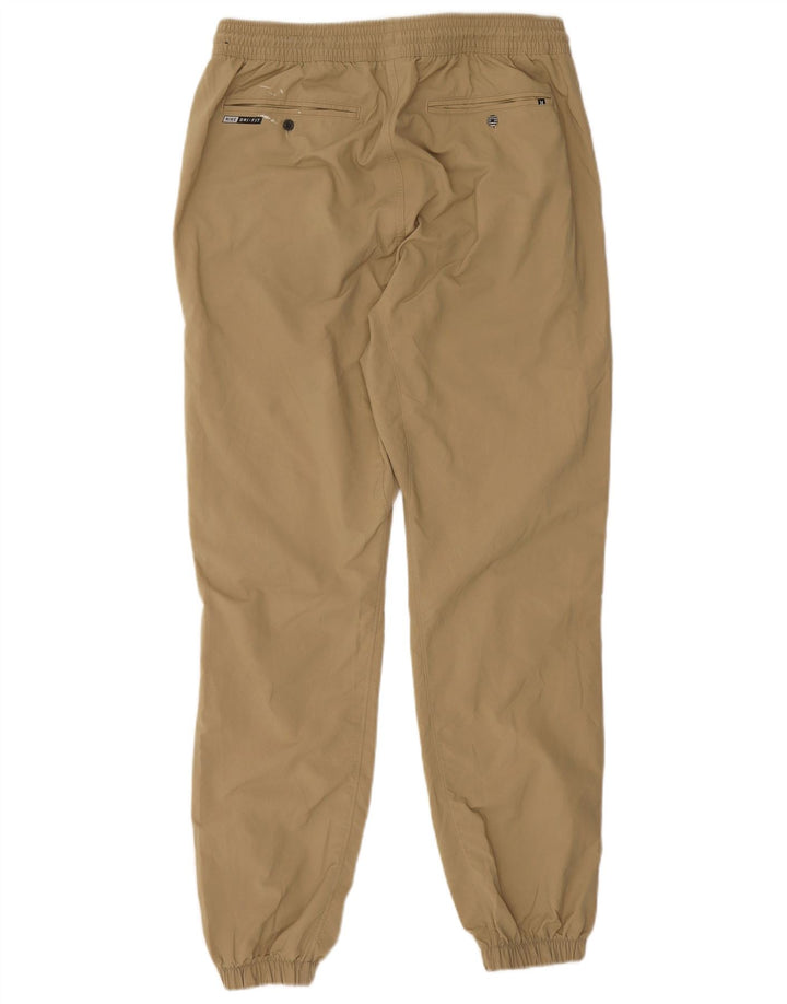 Hurley Mens Dri Fit Joggers Waterproof Trousers Medium Beige Nylon